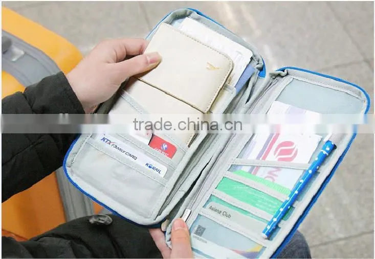 New Travel Passport Holder Ticket Wallet Handbag ID Credit Card Holder