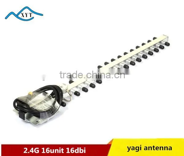High Gain fish bone 16 elements 16 dbi Wifi yagi antenna