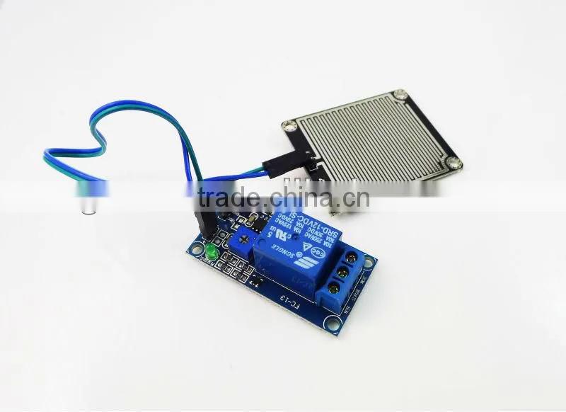 Widely used DC 12V Rain water sensor module Relay Control Module for Arduin robot kit