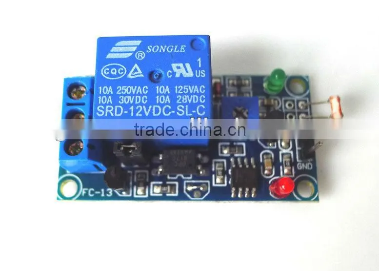Light detection switch photosensitive sensor relay module