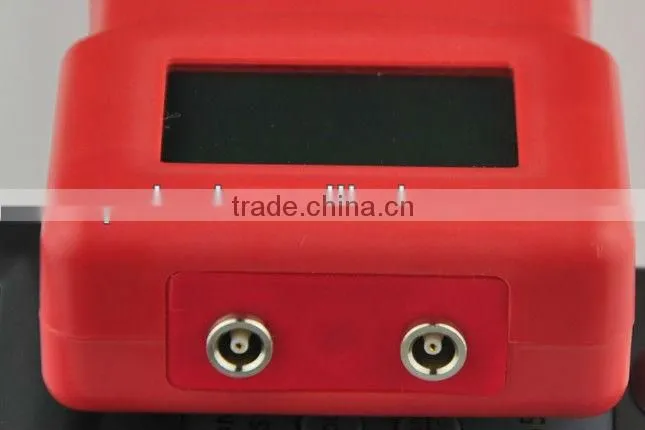 High resolution through coating ultrasonic thickness gauge meter