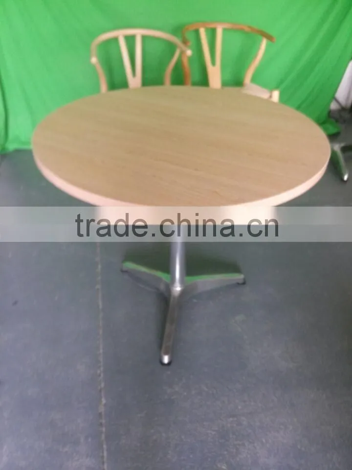 metal frame table round melamine coffee table YT18M