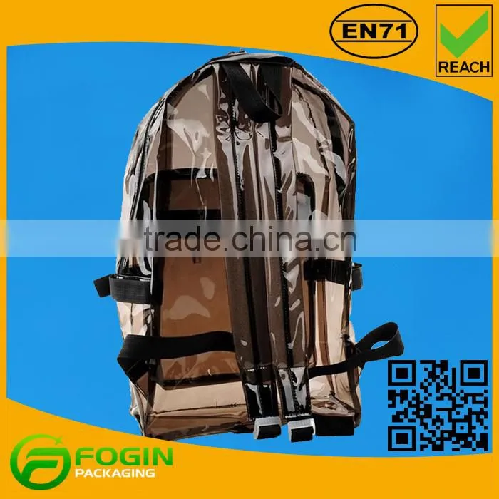 waterproof pvc clear backpack