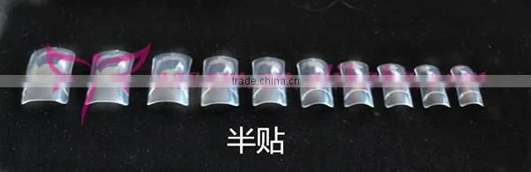 New half cover Fake Nail Tips,Artificial False Nails