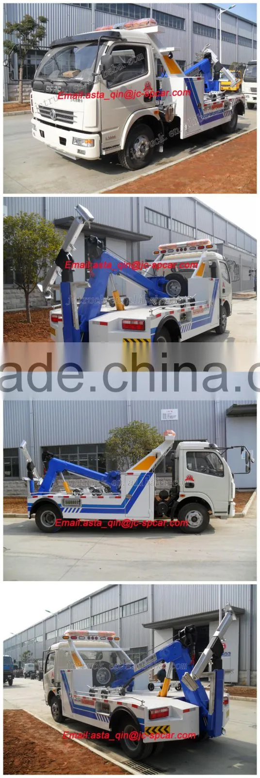 Diesel Engine Type 6 ton small road recovery truck Chinese Supplier