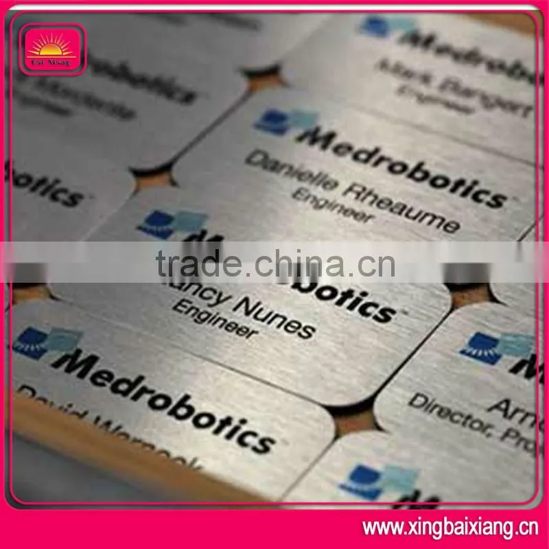 metal nameplates for furniture