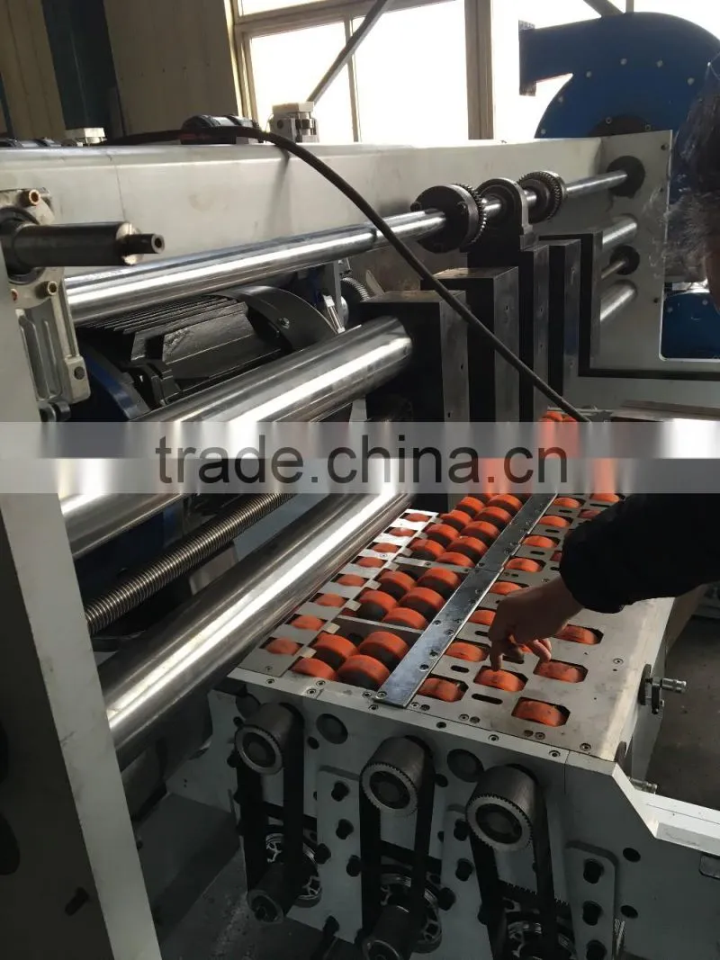High speed automatic carton box printing slotting rotary die cutting machine
