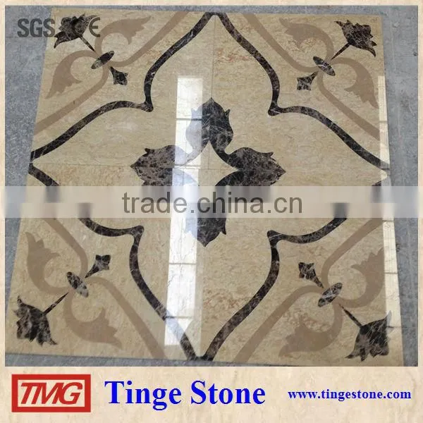 Quality Water Jet Marble Medallion for Lobby