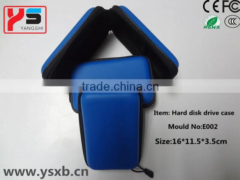 blue external hard disk drive enclosure 2.5" hdd carrying case