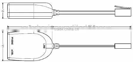 RJ11 ADSL Splitter VDSL