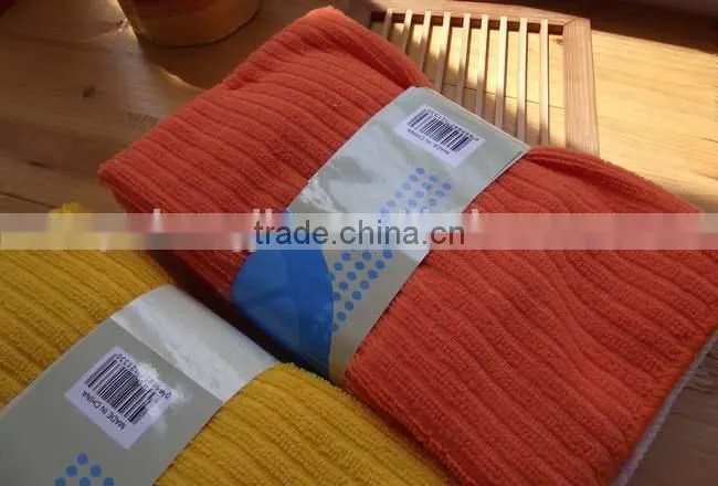 Stripe microfiber towel for kitchen
