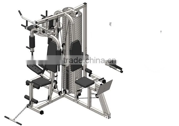 Durable Steel Gym Equipment Body Building Home Gym For Indoor Gym Exercise H0181