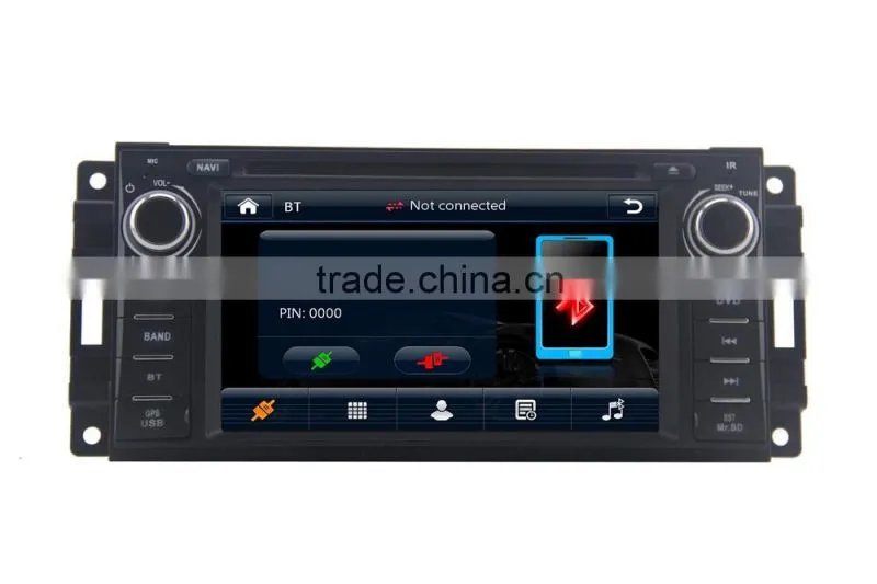 6 inch touch screen car stereo For JEEP chrysler dodge commander caliber cherokee