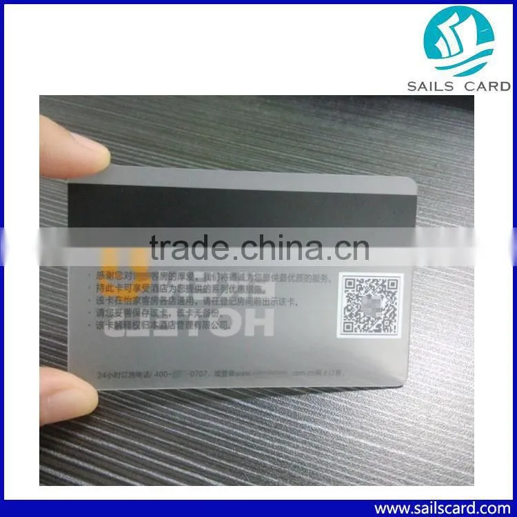 Cr80 Matt finish Transparent Business Cards
