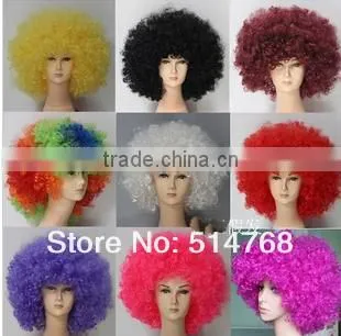 Pretty Afro Wigs Curly Hair Wigs Blue Synthetic Wigs Cheap Party Wig Synthetic Hair Wigs