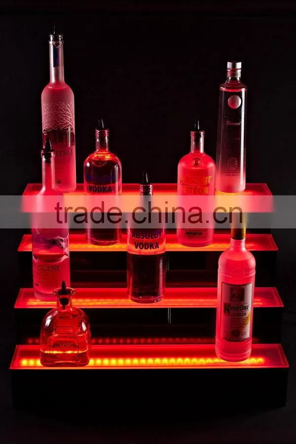Durable hot sell plexiglass wine bottle display rack