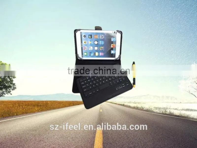 7" 8" 9" 10" wireless bluetooth keyboard case,rohs fcc ce bluetooth keyboard case