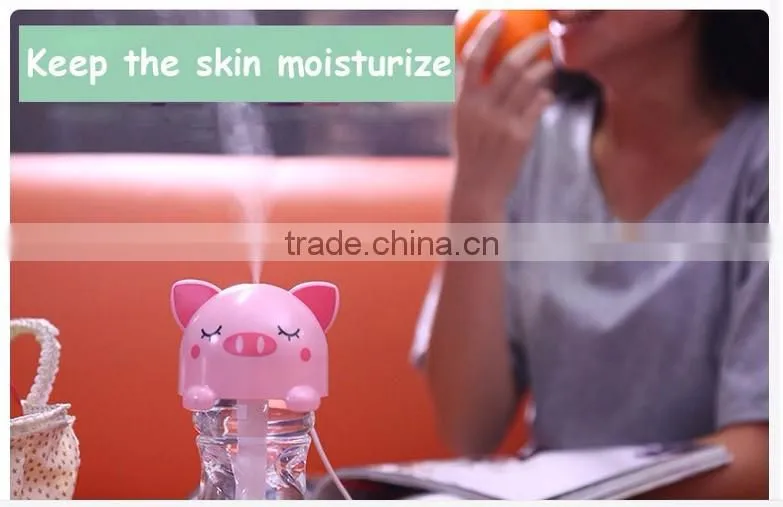 DC5V USB Office Ultrasonic Mini Portable cartoon shaped humidifier