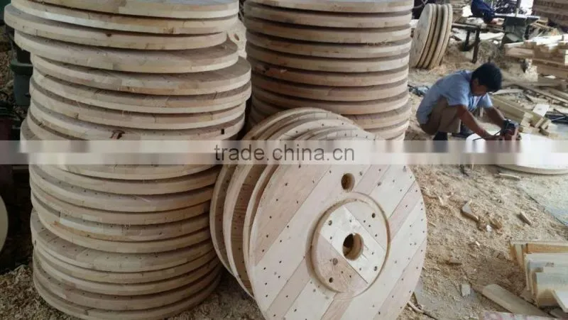 800*400*500mm solid wood cable drum for cable