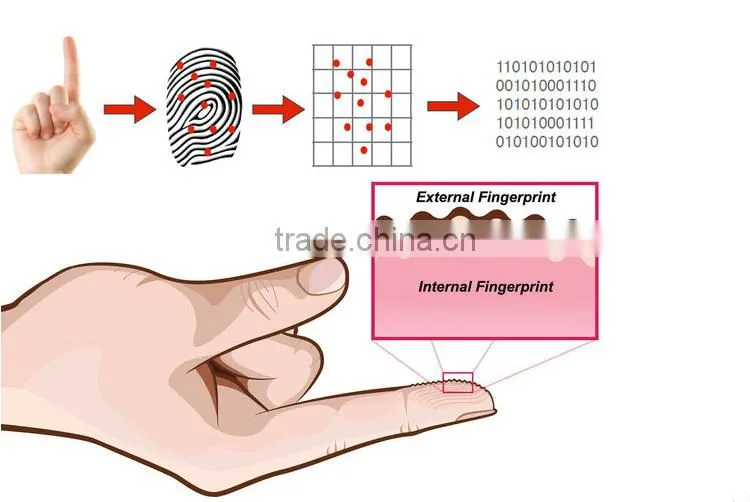 Digital Fingerprint 4Ways Access Door Lock Brand Pantera Names