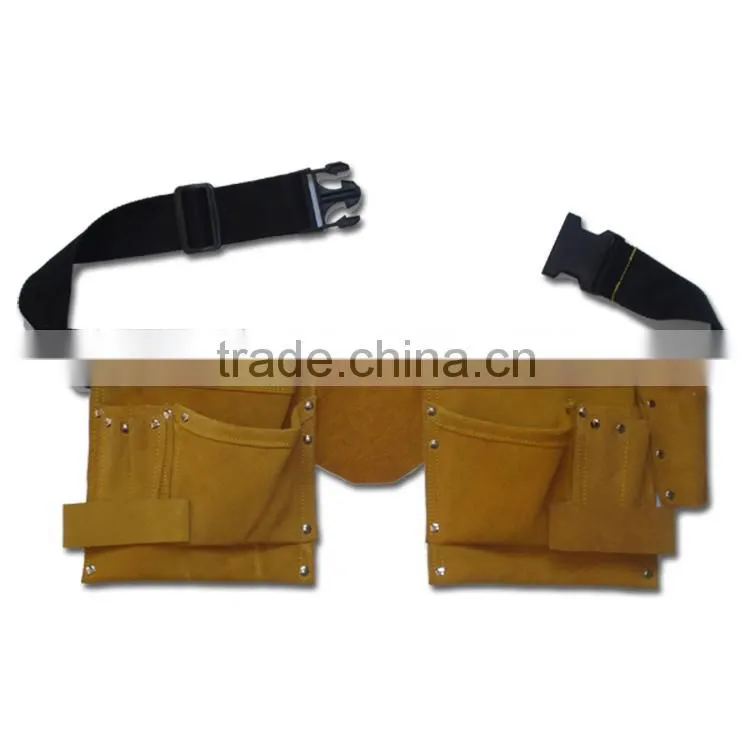New 10 Pocket Pouch Tool waist belt bag Electrician Carpenter Contractor Construction