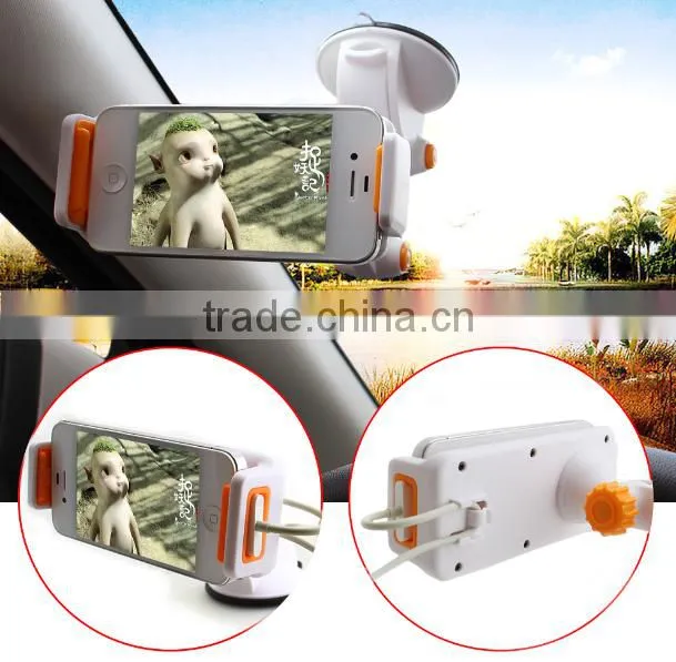 Sunction mobile phone cradle car mount holder, car seat cup holder for iPad Mini/glaxey tab