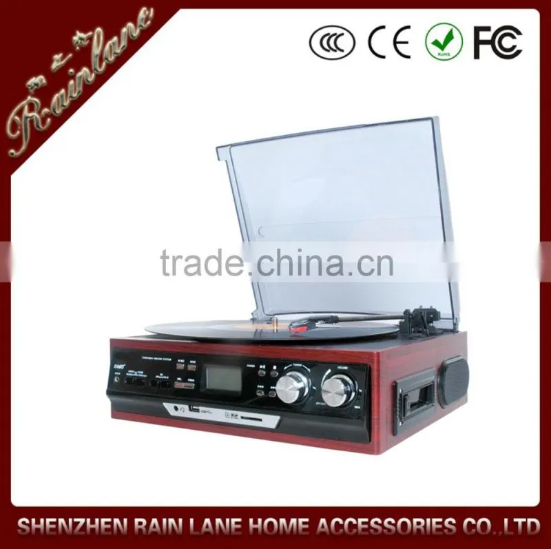 2016 hot selling creative radio with record function record player