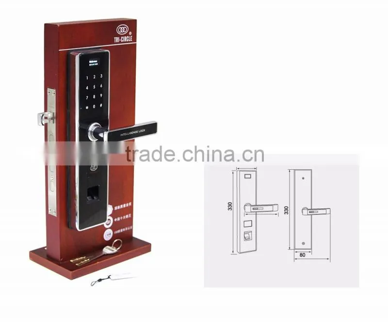 TRI-CIRCLE Electronic Door Locks, Keyless Fingerprint Password Door Lock, fingerprint door locks