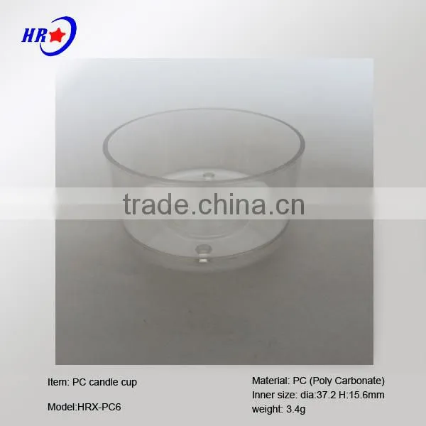 HRX-PC 6 WHITE CANDLE CONTAINER