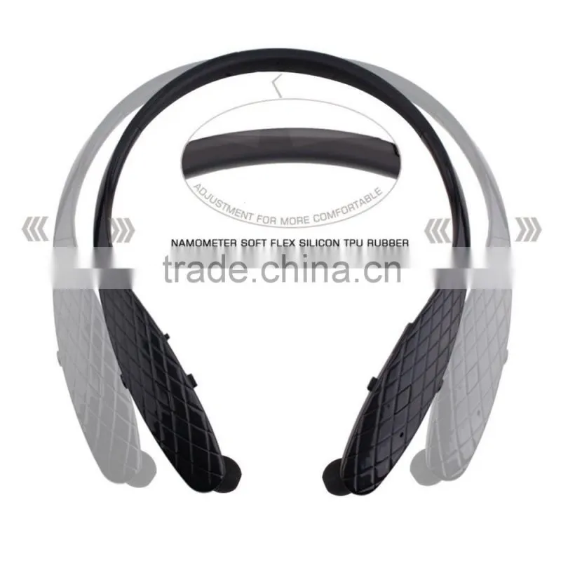Headset with Mic Stereo Neckband Hand-free Wireless Sports Earphone