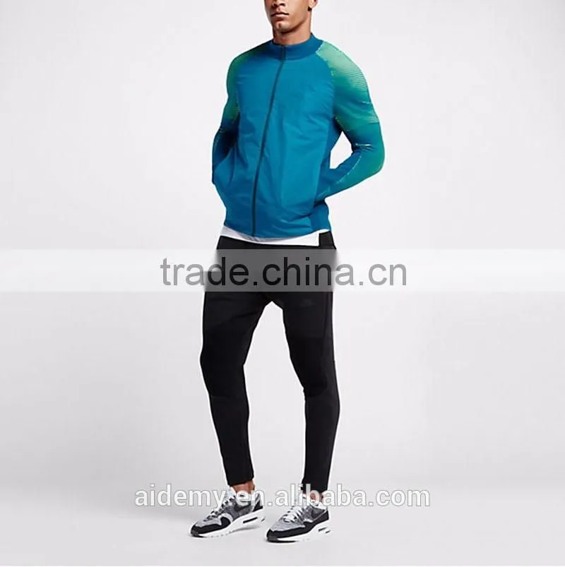 wholesale bright raglan sleeve fitness plain hoodie jackets mens plain baseball jacket