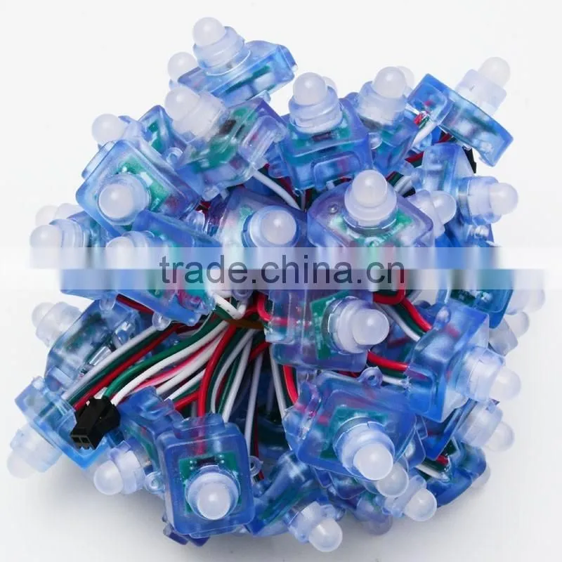 High quality WS2811 Led Full Color character 12mm led punch string