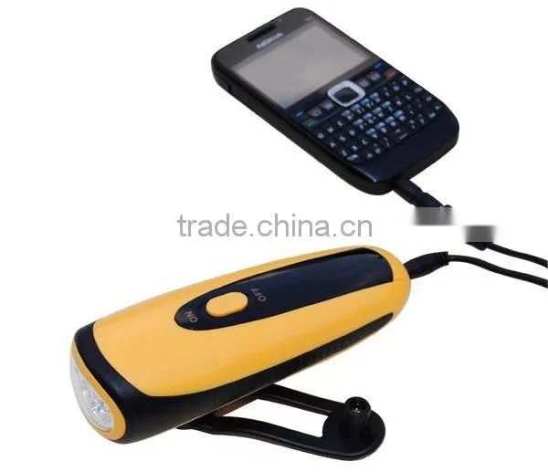 Hand press dynamo led torch/dynamo lamp/led torch flashlight
