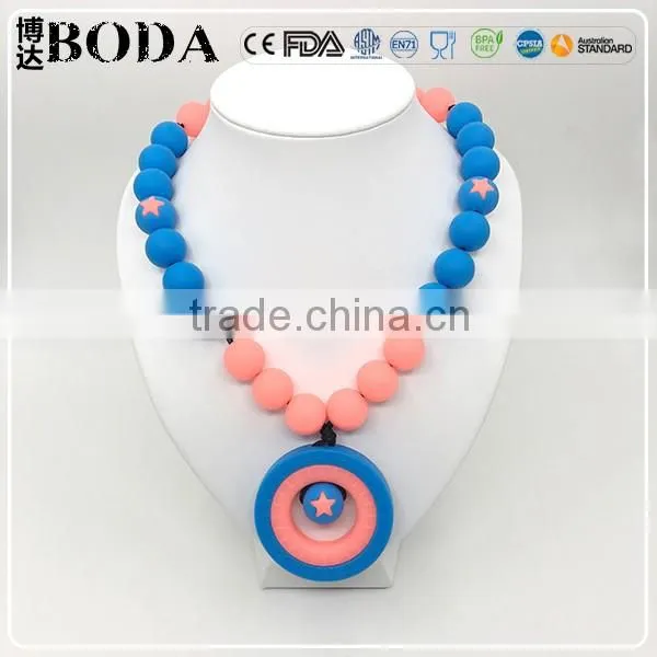 BODA first hand silicone teething toys silicone teething necklace