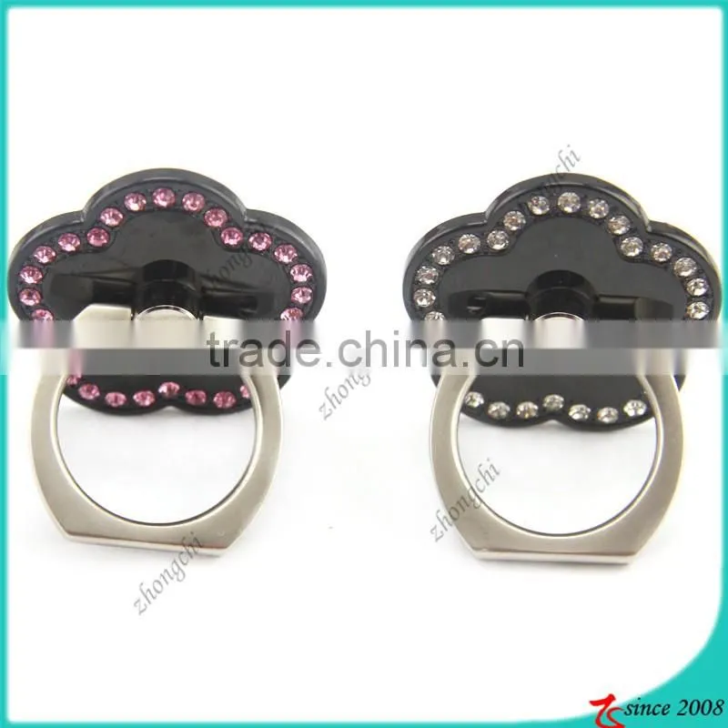 Enamel Colorful Rose Flower Lovely Phone Ring Holder In China Direct Price