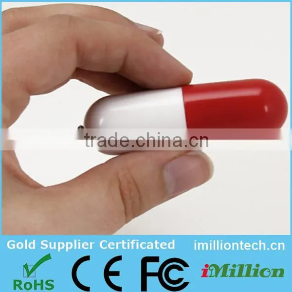 promotion plastic pill USB flash disk drive