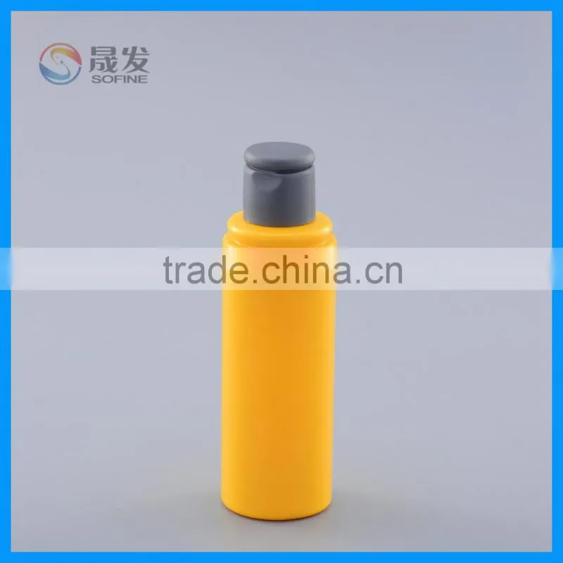 Round pet lotion bottle