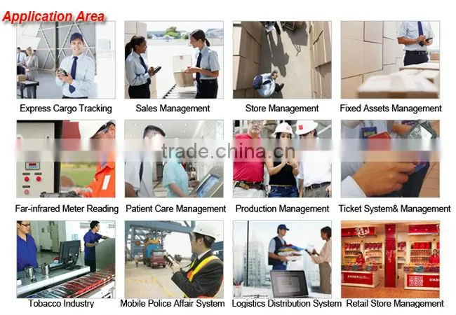 2d oem android handheld android barcode scanner with wireless rfid reader