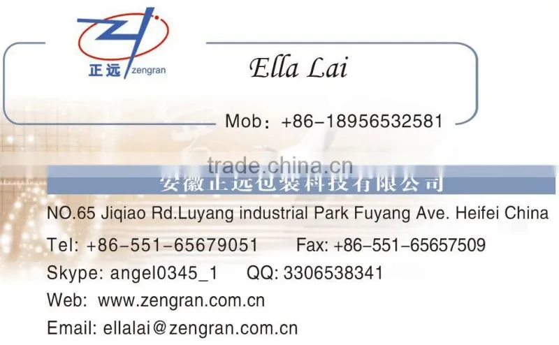 secondary packing machine unit