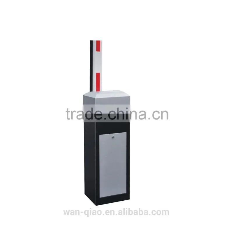 Vehicle entrance Automatic barrier gate with Fence pole