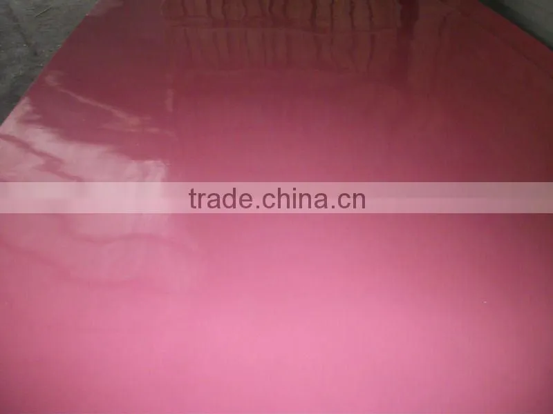 2.5mm white waterproof glossy polyester plywood