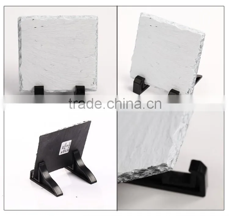 Hot sale DIY photo rock slate blank sublimation custom slate coasters