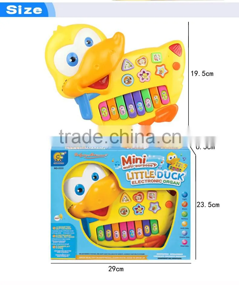 Education instrument music piano electronic plastic toys for children