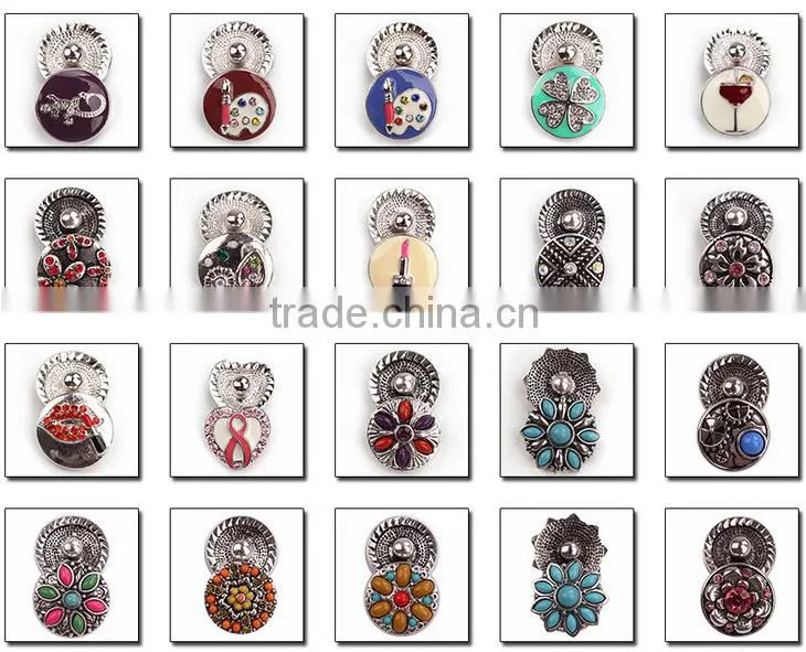 Fashion Free Replacement and Matching European Style Metal Snap Fastener