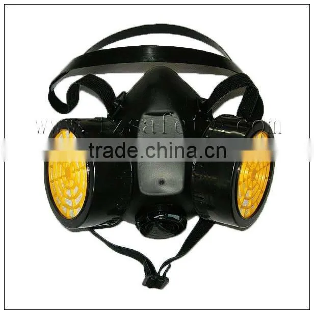 double cartridge gas mask with CE