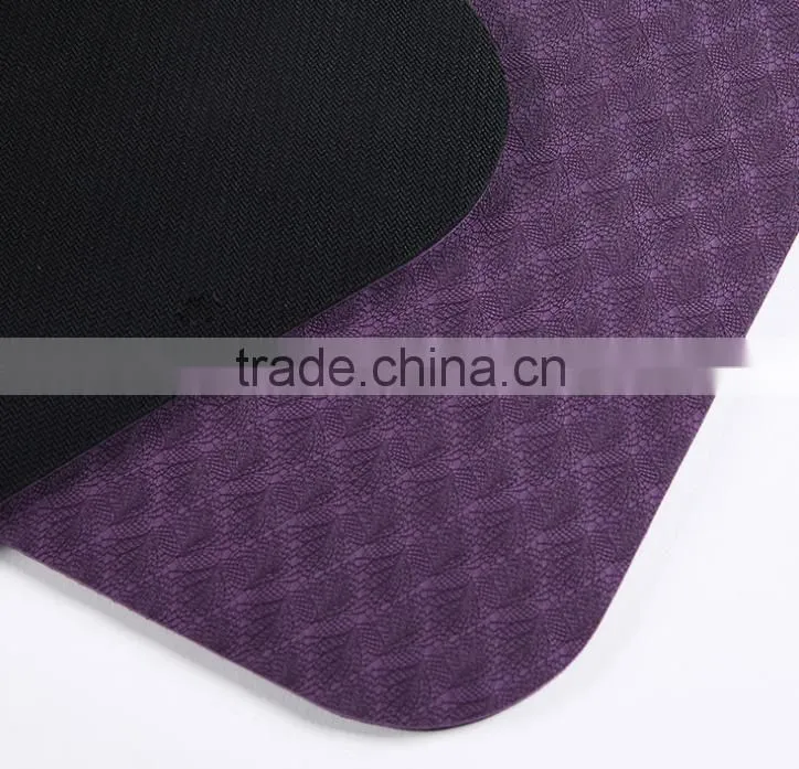 High Quality ECO-Friendly 5mm TPE Yoga Mat Indoor Fitness Equipments No slip Yoga Mat