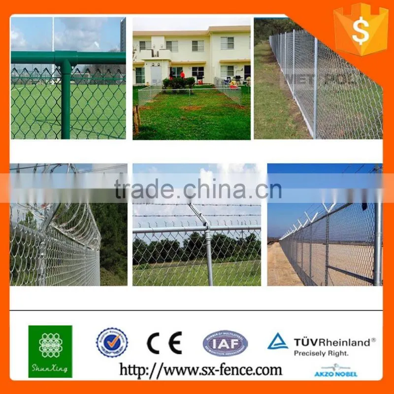 china factory supply woven construction chain link fence