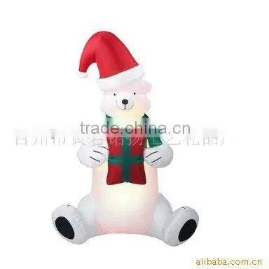Inflatable bear decoration