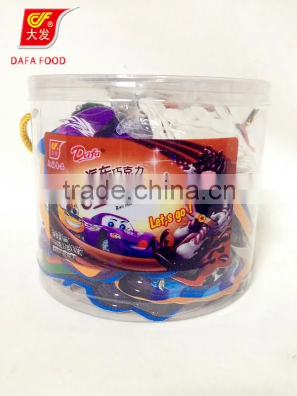 Car shape chocolate for candy chocolate