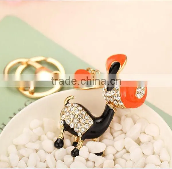 2014 Cute Drip Donkey Animal Key Chain, Gift Bag Pendant ZTKC-165